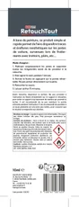 Feutre de retouche RETOUCHTOUT jantes noir 10ml