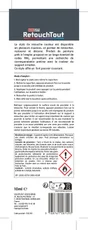 Feutre de retouche RETOUCHTOUT gris aluminium 10ml