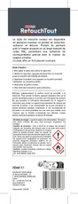 Feutre de retouche RETOUCHTOUT noir brillant 10ml