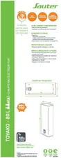 Chauffe-eau électrique plat horizontal/vertical SAUTER 65L