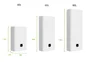 Chauffe-eau électrique plat horizontal/vertical SAUTER 40L