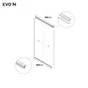 Kit rail pour 2 portes coulissantes SPACEO Evo'M L.160 cm