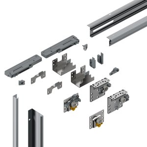 Kit rail pour 2 portes coulissantes SPACEO Evo'M L.120 cm