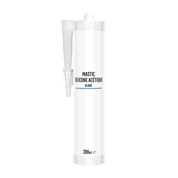 Mastic cuisine et bain 280ml, blanc