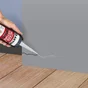 Mastic étanchéite facade/toiture polymère hybride AXTON gris c. 280ml