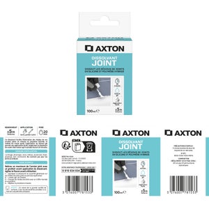 Dissolvant joint mastic silicone/polymère hybride AXTON gel 100ml