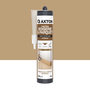 Mastic boiserie/parquet acrylique AXTON chene clair cartouche 280ml