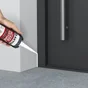 Mastic étanchéite facade/toiture polymère hybride AXTON blanc c. 280ml