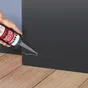 Mastic étanchéite facade/toiture polymère hybride AXTON noir c. 280ml