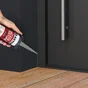 Mastic étanchéite facade/toiture polymère hybride AXTON noir c. 280ml