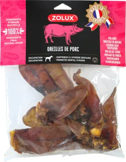 Friandise chien oreille de porc conduit 400gr