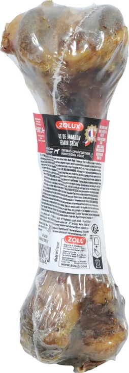 Friandise chien os fémur de porc sèche 200g
