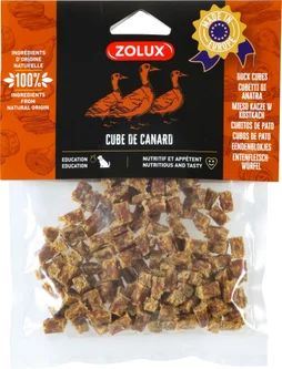 Friandise chien cube de canard