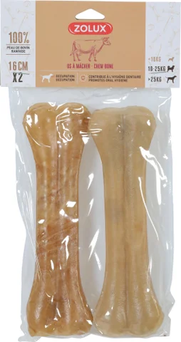 Friandise chien os presse zolux 16cm x2
