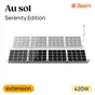Panneau solaire Beem Serenity, kit d'extension 420W, installation au sol