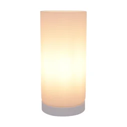 Lampe basic e14 verre/plastique blanc inspire
