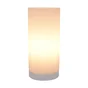 Lampe basic e14 verre/plastique blanc inspire