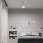 Lampe basic e14 verre/plastique blanc inspire