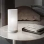Lampe basic e14 verre/plastique blanc inspire