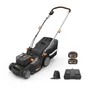 Tondeuse sur batterie WORX Wg737e 220V, 4Ah, l.37 cm