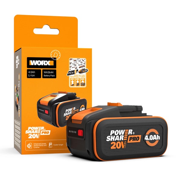 Batterie WORX, 20 V, 4 Ah Wa3644 lithium-ion
