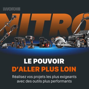Batterie WORX, 20 V, 4 Ah Wa3644 lithium-ion