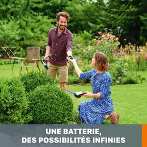 Batterie WORX, 20 V, 4 Ah Wa3644 lithium-ion