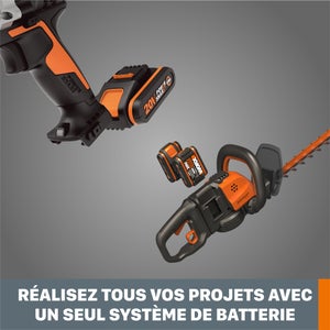 Batterie WORX, 20 V, 2 Ah Wa3639 lithium-ion