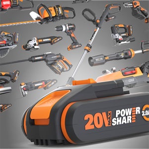 Batterie WORX, 20 V, 2 Ah Wa3639 lithium-ion