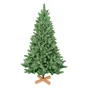 Sapin artificiel interieur vert 180cm 904 brins pvc socle bois mdf 46x46x5cm