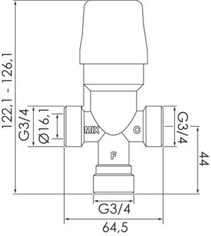 Limiteur temperature 20/27 regl 25-55