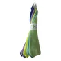 Lot de 5 chiffon microfibre recyclé multisurface, LISERÉ VERT