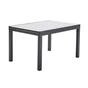 Table de jardin en aluminium rectangulaire 10 personnes Lyra II, gris anthracite, NATERIAL