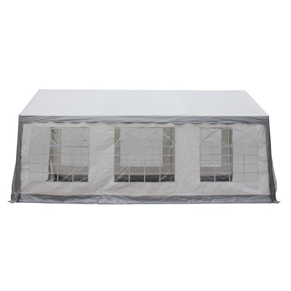 Tonnelle party NATERIAL 300 x 600 blanc