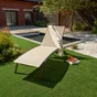 Bain de soleil RIVERA 4 positions beige