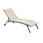 Bain de soleil RIVERA 4 positions beige