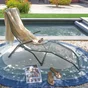 Bain de soleil en acier, 2 potitions, Kroma, vert