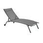 Bain de soleil RIVERA 4 positions gris anthracite