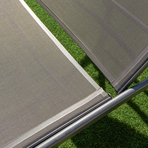 Bain de soleil RIVERA 4 positions gris anthracite
