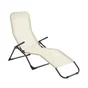 Bain de soleil en acier, 2 potitions, Kroma, beige