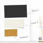 Peinture mur, boiserie, radiateur noir mat LUXENS 2.5l
