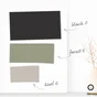 Peinture mur, boiserie, radiateur noir satin LUXENS 2.5l