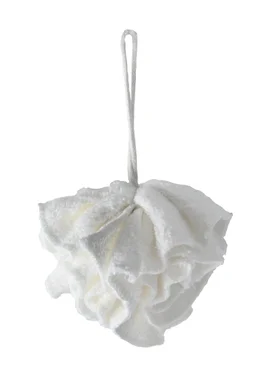 Fleur de douche coton blanc