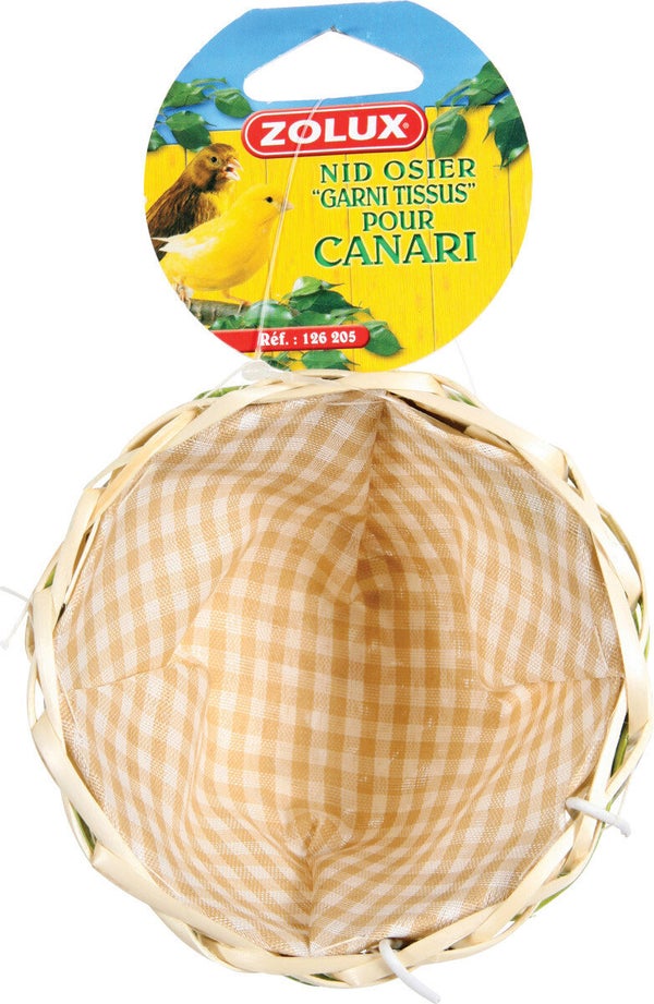 Nid osier canaris garni