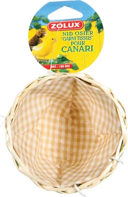 Nid osier canaris garni