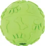 Jouet chien caoutchouc balle dur 7 cm couleur