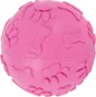 Jouet chien caoutchouc balle dur 7 cm couleur