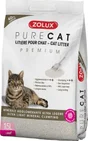 Litière chat purecat agglomérante premium 15l