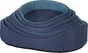 Corbeille chien indigo set 7pc t50/80