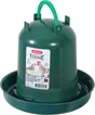 Abreuvoir poule/volaille 1.5l plastique recyclé vert 19,5x19,5x20,5cm